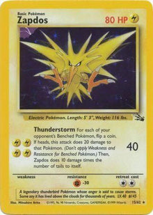 Zapdos [Holo] #15/62 - Fossil