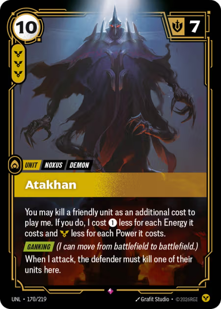 Atakhan [Rare] UNL 170/219 - Riftbound Unleashed