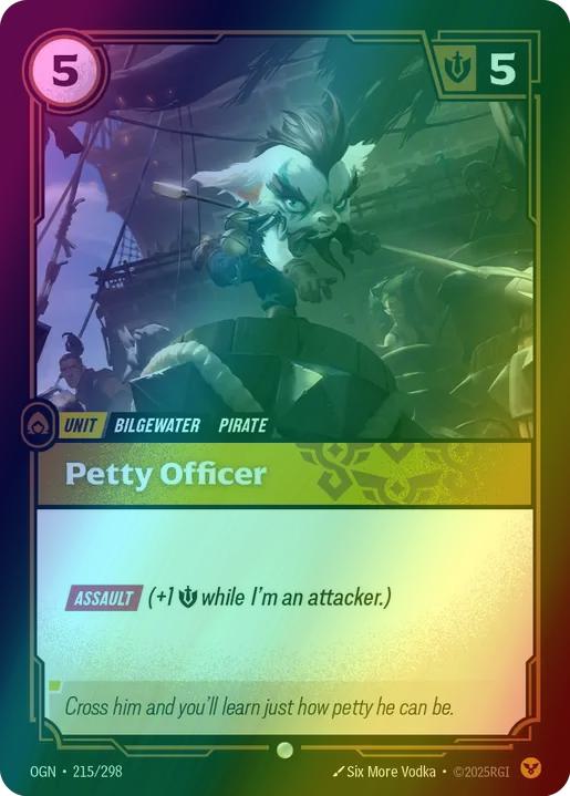 Petty Officer [Foil] #215/298 - Origins