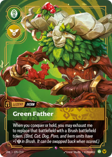 Ivern - Green Father [Legend] UNL 195/219 - Riftbound Unleashed