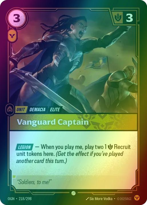 Vanguard Captain [Foil] #218/298 - Origins