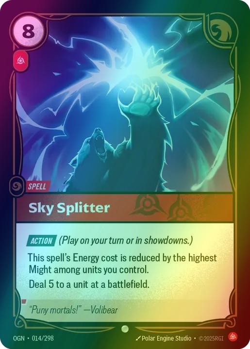 Sky Splitter [Foil] #014/298 - Origins