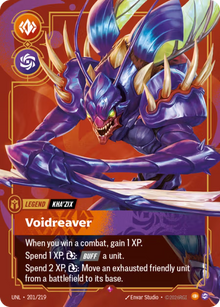 Kha'Zix - Voidreaver [Legend] UNL 201/219 - Riftbound Unleashed