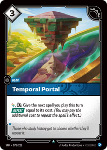 Temporal Portal [Uncommon] SFD 078/221 - Riftbound Spiritforged