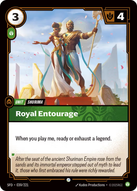 Royal Entourage [Common] SFD 039/221 - Riftbound Spiritforged
