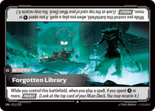 Forgotten Library [Battlefield] UNL 211/219 - Riftbound Unleashed
