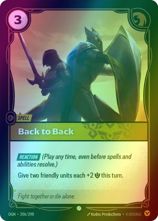 Back to Back [Common] #206/298 - Origins
