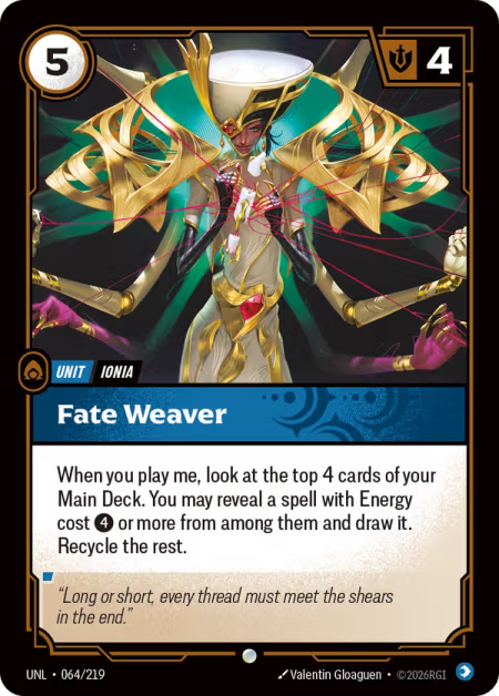 Fate Weaver [Common] UNL 064/219 - Riftbound Unleashed