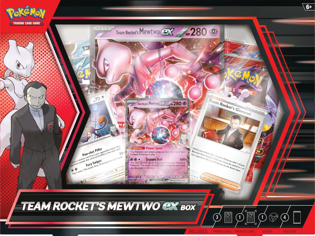 Pokemon: Team Rocket's Mewtwo ex Box
