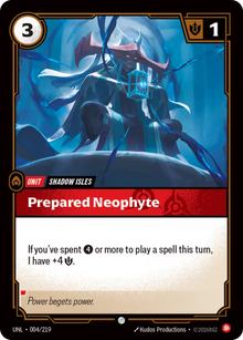 Prepared Neophyte [Common] UNL 004/219 - Riftbound Unleashed
