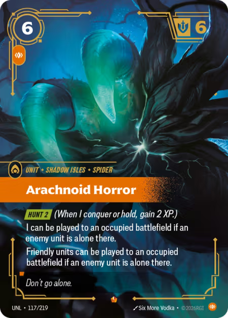 Arachnoid Horror [Epic] UNL 117/219 - Riftbound Unleashed
