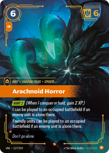 Arachnoid Horror [Epic] UNL 117/219 - Riftbound Unleashed