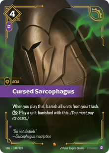 Cursed Sarcophagus [Epic] UNL 148/219 - Riftbound Unleashed