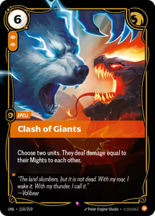 Clash of Giants [Rare] UNL 110/219 - Riftbound Unleashed