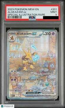 Alakazam [Special Illustration Rare] MEW#201/165 - [PSA 9 SLAB]