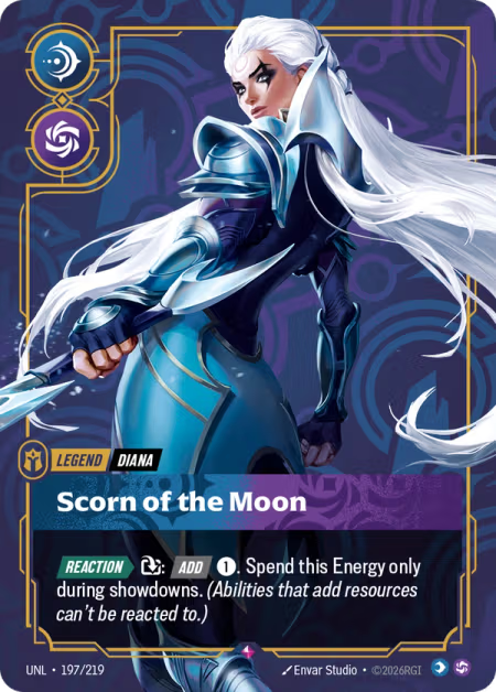 Diana - Scorn of the Moon [Legend] UNL 197/219 - Riftbound Unleashed