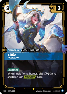 Lillia, Fae Fawn [Alternate Art] UNL 082a/219 - Riftbound Unleashed