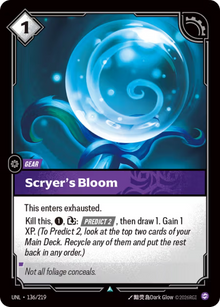 Scryer's Bloom [Uncommon] UNL 136/219 - Riftbound Unleashed