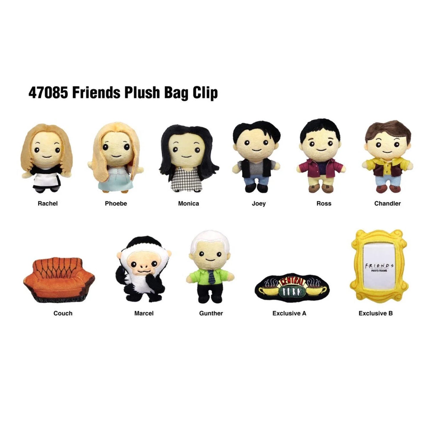 Friends - The Television Series - Plush Bag Clip [Blind Bag]