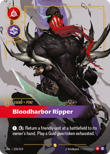 Pyke -Bloodharbor Ripper [Overnumbered] UNL 228/219 - Riftbound Unleashed