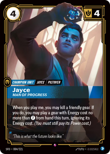 Jayce - Man of Progress [Rare] SFD 084/221 - Riftbound Spiritforged