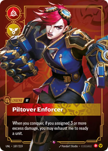 Vi - Piltover Enforcer [Legend] UNL 187/219 - Riftbound Unleashed