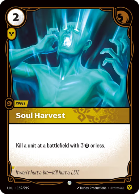 Soul Harvest [Common] UNL 159/219 - Riftbound Unleashed