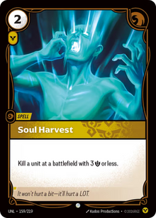 Soul Harvest [Common] UNL 159/219 - Riftbound Unleashed