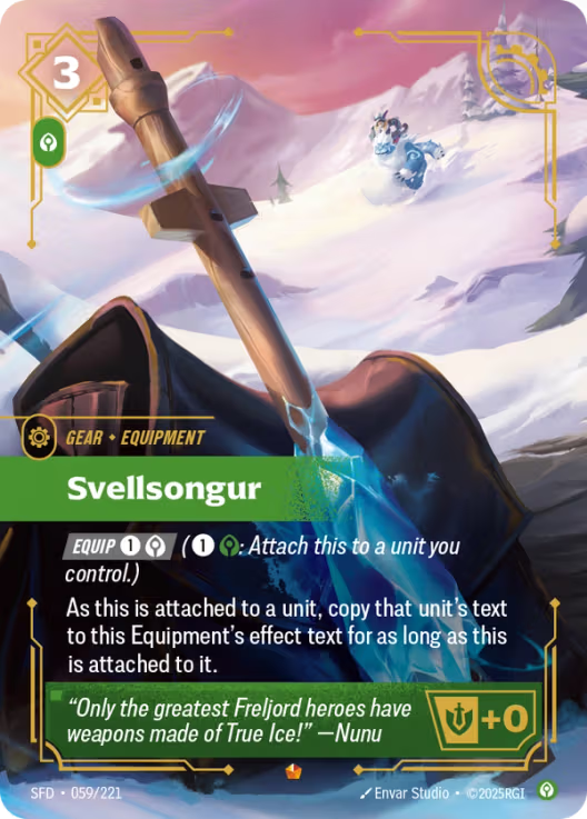 Svellsongur [Epic] SFD 059/221 - Riftbound Spiritforged