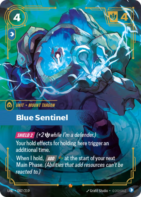 Blue Sentinel [Epic] UNL 087/219 - Riftbound Unleashed