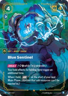 Blue Sentinel [Epic] UNL 087/219 - Riftbound Unleashed