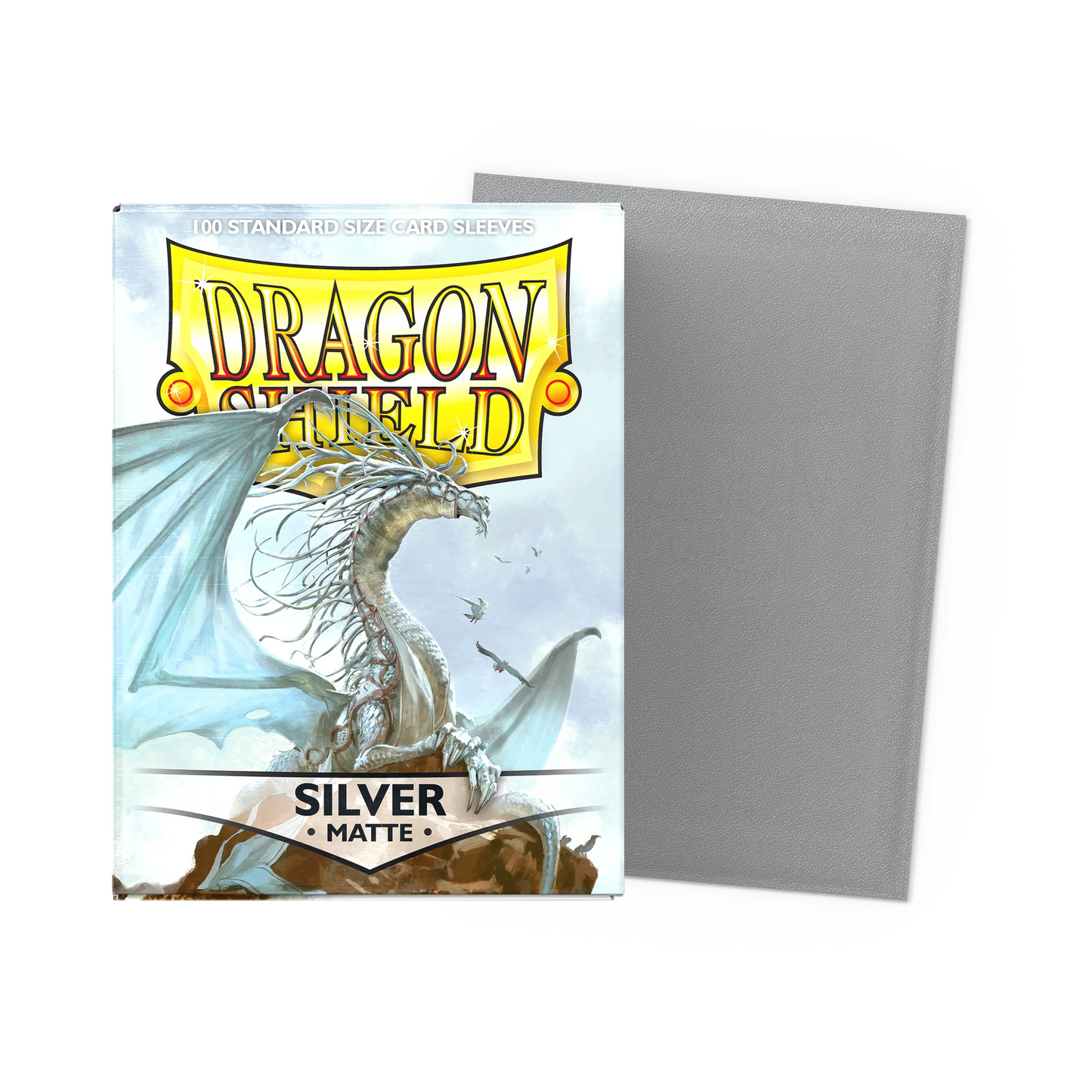 [Dragon Shield] Matte Silver Sleeves