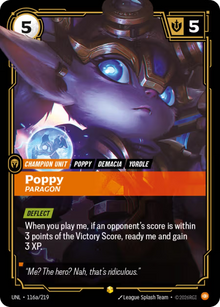 Poppy, Paragon [Alternate Art] UNL 116a/219 - Riftbound Unleashed
