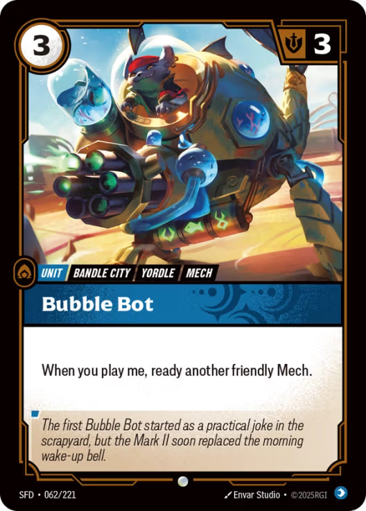 Bubble Bot [Common] SFD 062/221 - Riftbound Spiritforged