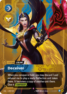 Leblanc - Deceiver [Legend] UNL 199/219 - Riftbound Unleashed