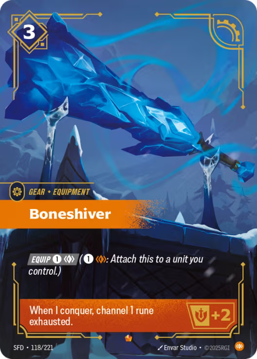 Boneshiver [Epic] SFD 118/221 -  Riftbound Spiritforged