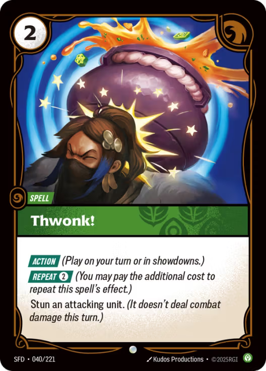 Thwonk! [Common] SFD 040/221 - Riftbound Spiritforged