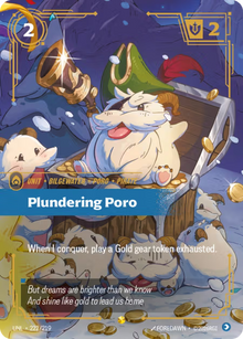 Plundering Poro [Overnumbered] UNL 222/219 - Riftbound Unleashed