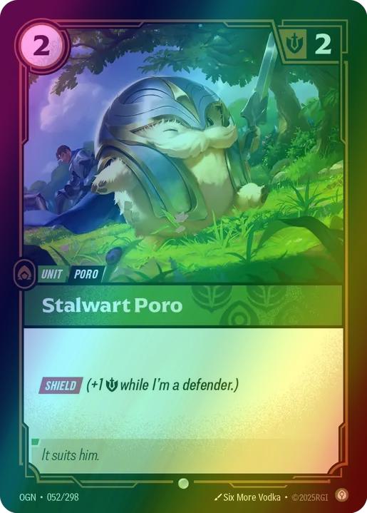 Stalwart Poro [Foil] #052/298 - Origins