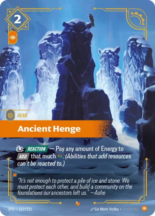 Ancient Henge [Epic] SFD 117/221 -  Riftbound Spiritforged