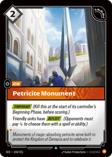 Petricite Monument [Uncommon] SFD 104/221 -  Riftbound Spiritforged