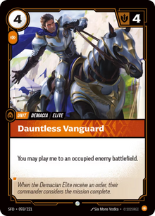 Dauntless Vanguard [Common] SFD 093/221 -  Riftbound Spiritforged