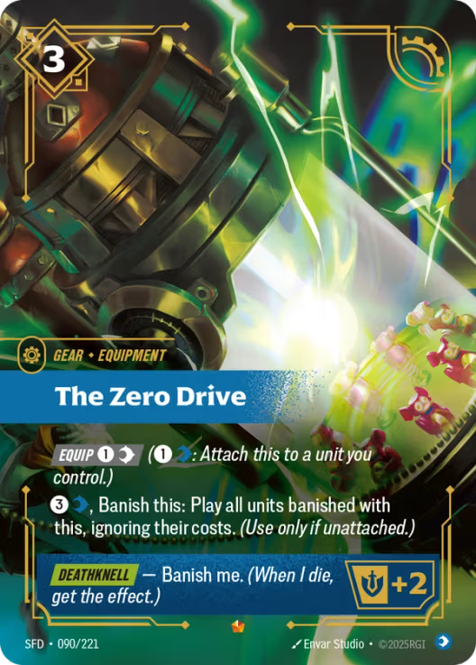 The Zero Drive [Epic] SFD 090/221 - Riftbound Spiritforged