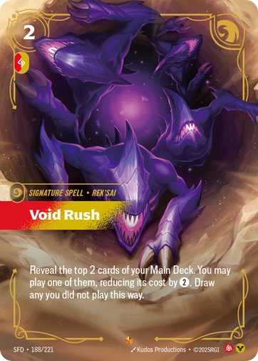 Void Rush [Epic] SFD 188/221 -  Riftbound Spiritforged