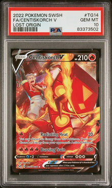 Centiskorch V [Full Art] #TG14/TG30 - Lost Origin [PSA 10 SLAB]