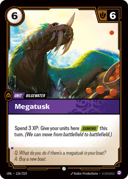 Megatusk [Common] UNL 126/219 - Riftbound Unleashed