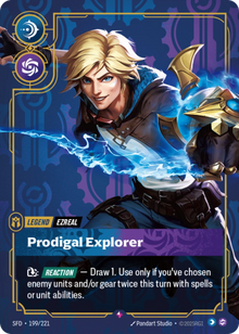 Ezreal - Prodigal Explorer [Rare] SFD 199/221 -  Riftbound Spiritforged