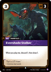 Evershade Stalker [Common] UNL 123/219 - Riftbound Unleashed