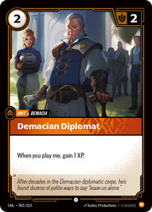 Demacian Diplomat [Common] UNL 092/219 - Riftbound Unleashed