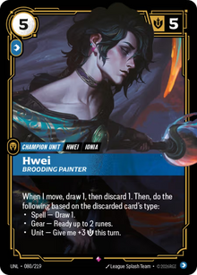 Hwei, Brooding Painter [Rare] UNL 080/219 - Riftbound Unleashed